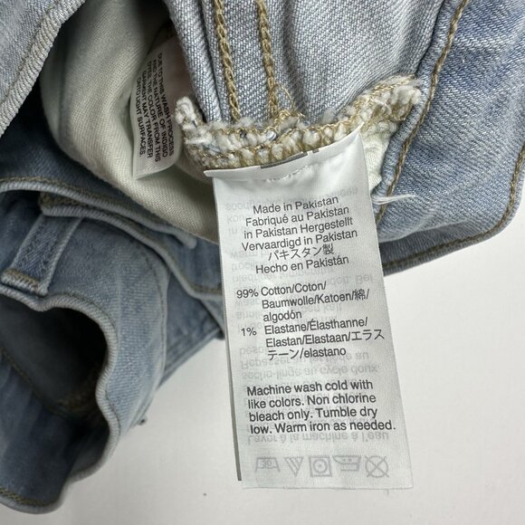 J.Crew Women's Blue Bleach Wash Slouchy Boyfriend Jean W28-32/L27.2 - Picture 7 of 12